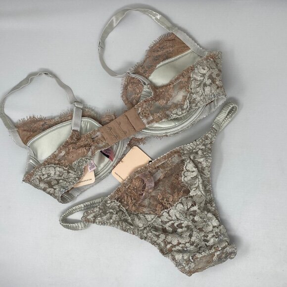 Agent Provocateur Lorelli Rose Gold Silver NWT $1,010 - Picture 11 of 16